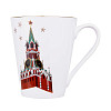 Чайная кружка "Башни Кремля" цветная (фарфор белый звезды) SP-CTEA.CL